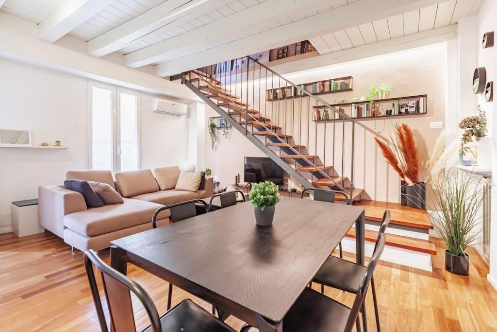 Elegante Loft Su 2 Piani A 5 Minuti Da San Siro Lejlighed Milano Eksteriør billede